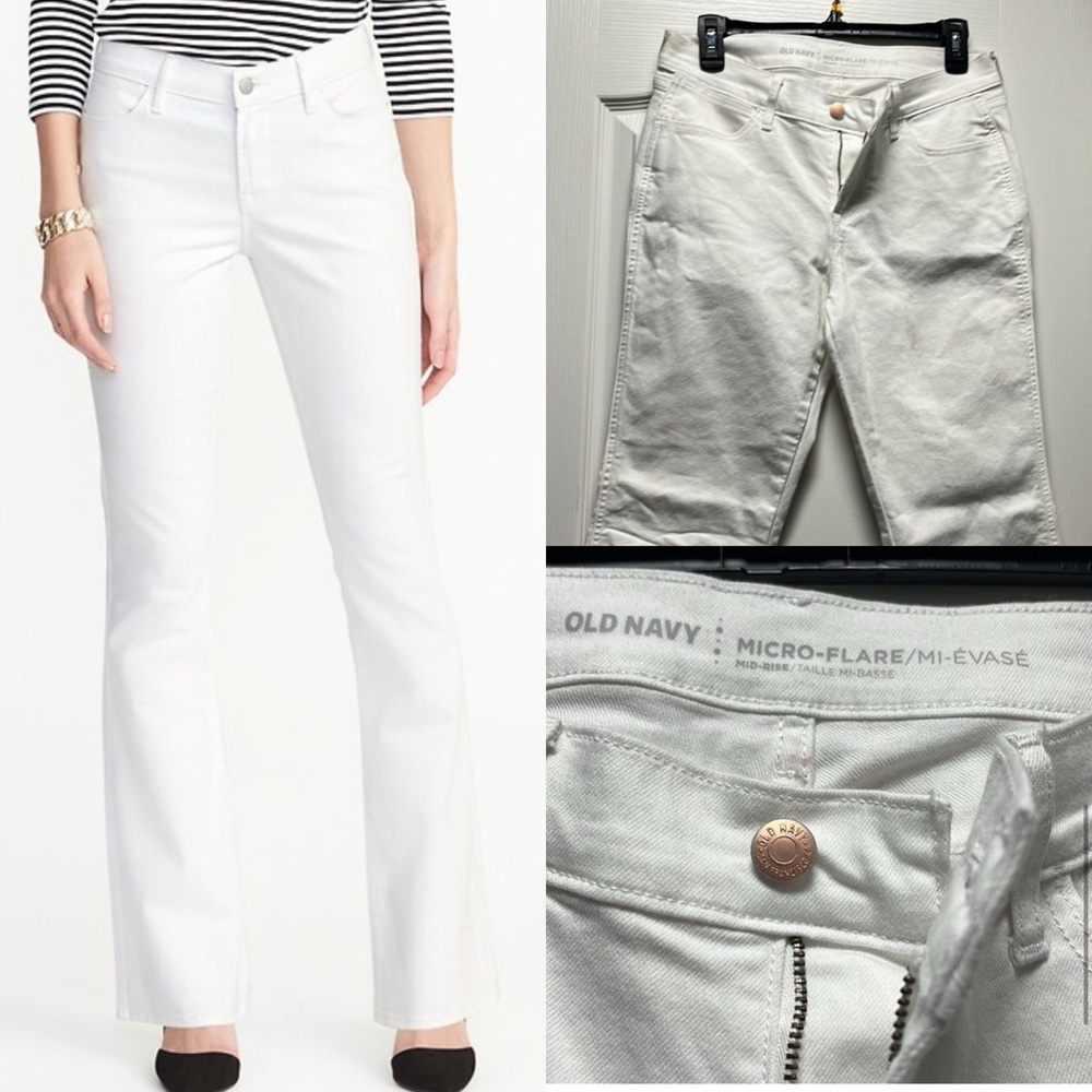 Micro-Flare Mod Rise Jeans